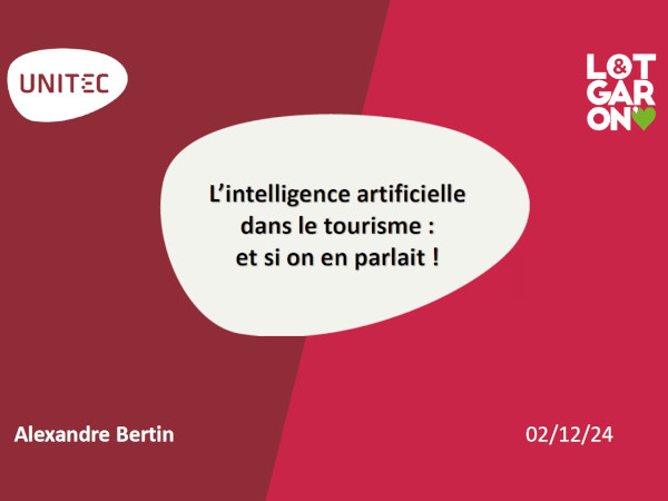 Intelligence artificielle dans le tourisme