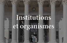 Institutions et organismes