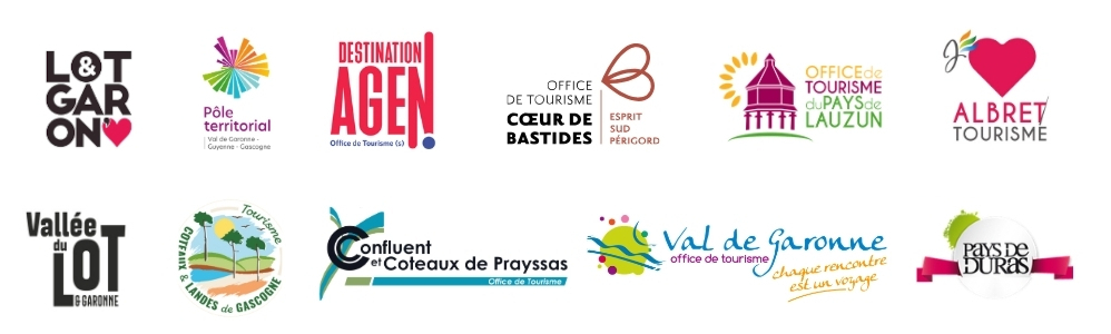 Logos membres Collectif Destination 47